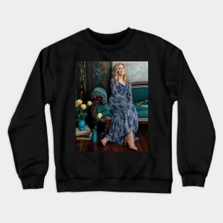 bas Alison bin Krauss tam1 tour 2020 Crewneck Sweatshirt